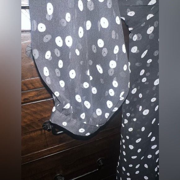 Black Sheer Blouse - Picture 2 of 8